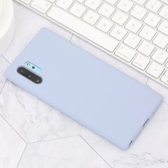  Ốp lưng Galaxy Note 10 Plus nhựa dẻo Liquid Silicone A JM Xanh khói 