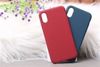 Ốp lưng iPhone X/Xs nhựa dẻo LIQUID SILICONE B JM Đỏ đô