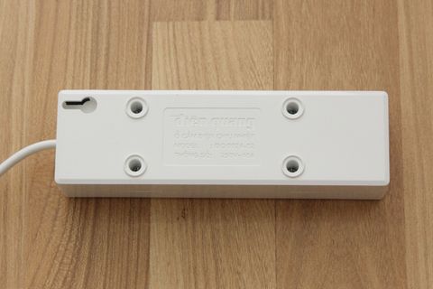 Ổ cắm điện 3 lỗ 2m Điện Quang 002A-02 Trắng