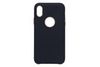 Ốp lưng iPhone X Nhựa cứng Lolly PU Leather Xanh Navy