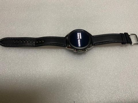 Samsung Galaxy Watch 3 R855 LTE, 41mm thép bạc dây da đen