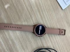  Samsung Galaxy Watch 3 R855 LTE, 41mm thép vàng dây da hồng 