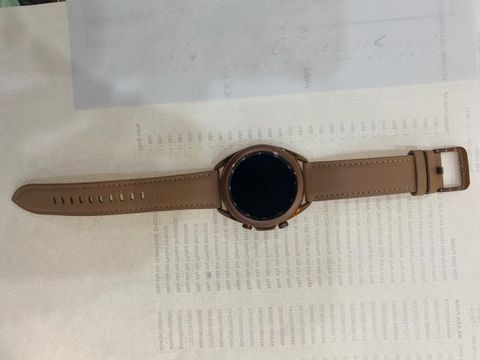 Samsung Galaxy Watch 3 R855 LTE, 41mm thép vàng dây da hồng