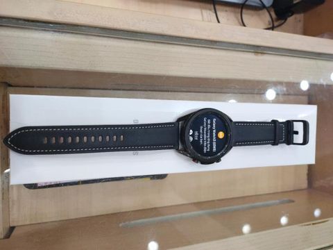 Samsung Galaxy Watch 3 R845 LTE, 45mm thép đen dây da đen