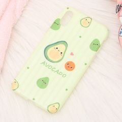  Ốp lưng iPhone X/Xs Nhựa dẻo Glossy IMD Luggage OSMIA CKTG190602 Quả bơ 