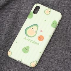  Ốp lưng iPhone Xs Max Nhựa dẻo Glossy IMD Luggage OSMIA CKTG190602 Quả bơ 