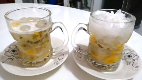 Cách làm chè nha đam trái cây sake đậu xanh ngọt mát thanh nhiệt ngày hè