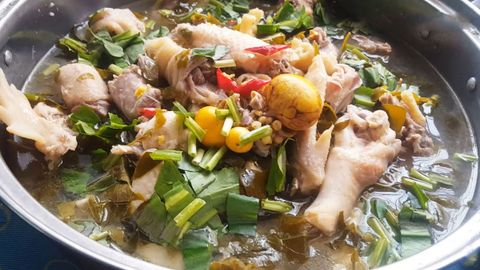 Cách nấu lẩu gà lá giang nóng hổi thanh mát thơm ngon cho bữa cơm cuối tuần