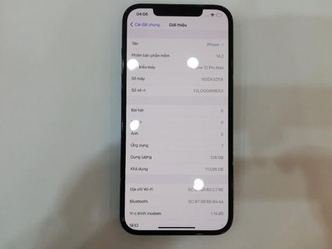Điện thoại iPhone 12 Pro Max 128GB Pacific Blue (mã sp: #33704232)
