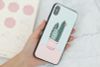Ốp lưng iPhone XS Max nhựa dẻo UV printing OSMIA ZST20 Xương Rồng