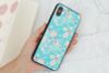Ốp lưng iPhone XS Max Nhựa dẻo Solid print MEEKER TS007 Vườn hoa