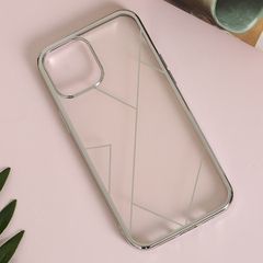  Ốp lưng iPhone 12 Pro Max Nhựa dẻo TPU Electroplating Net COSANO Bạc 