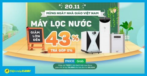 Thay lời tri ân - Máy lọc nước hân hoan giảm giá đến 43%, trả góp 0%, lắp nhanh miễn phí. Mua ngay!
