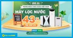  Thay lời tri ân - Máy lọc nước hân hoan giảm giá đến 43%, trả góp 0%, lắp nhanh miễn phí. Mua ngay! 