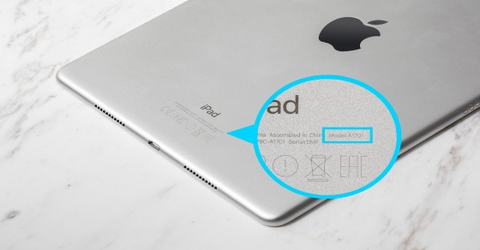 Cách xác định đời, dòng máy (model) iPad chính xác, nhanh chóng nhất