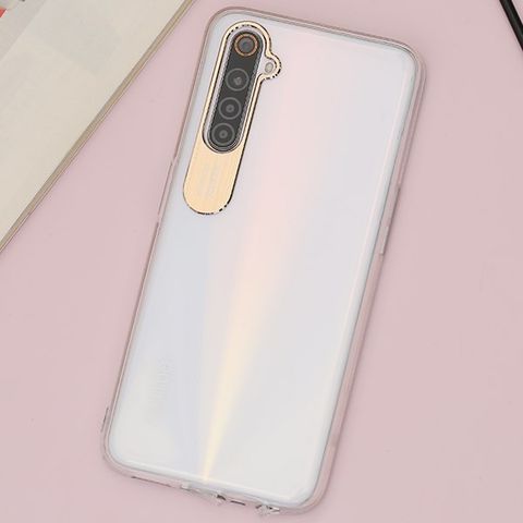Ốp lưng Realme 6 Nhựa dẻo Metalic MEEKER MEEKER Gold