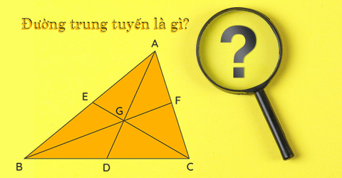 Đường trung tuyến là gì? Định nghĩa, tính chất và công thức cực chuẩn
