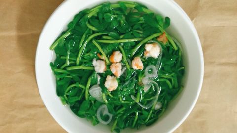 Cách nấu canh rau đắng nấu tôm thơm ngon dinh dưỡng cho gia đình