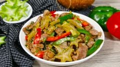 2 cách làm thịt lợn xào khế mới lạ thơm ngon hấp dẫn ăn là mê 