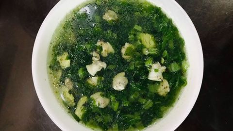 Cách nấu canh cải xanh nấu nghêu (ngao) ngon, thơm thanh mát tại nhà