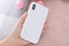 Ốp lưng iPhone X-XS Nhựa cứng viền dẻo Glass simple II JM trắng