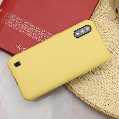 Ốp lưng Galaxy A01 Nhựa dẻo CANDY JM TPU Vàng