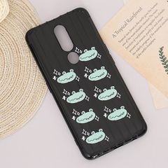  Ốp lưng Oppo F11 pro Nhựa dẻo UV printing Luggage TPU MEEKER CN152509 Ếch xanh 