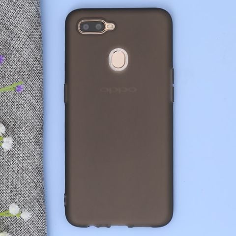 Ốp lưng Oppo A7 Nhựa dẻo Coloris II JM đen