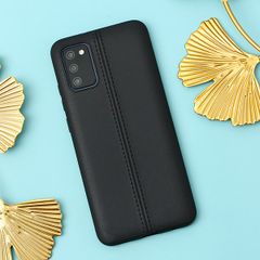  Ốp lưng Galaxy A02S nhựa dẻo Double line OSMIA Đen 