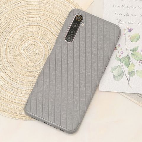 Ốp lưng Realme 6 nhựa dẻo Elegant OSMIA Xám
