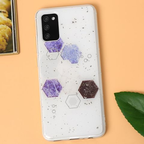 Ốp lưng Galaxy A02S Nhựa dẻo Glue case MEEKER TSKC210 Lục giác