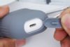 Túi đựng AirPods 1 & 2 silicone kèm móc JM PDC013 Xám