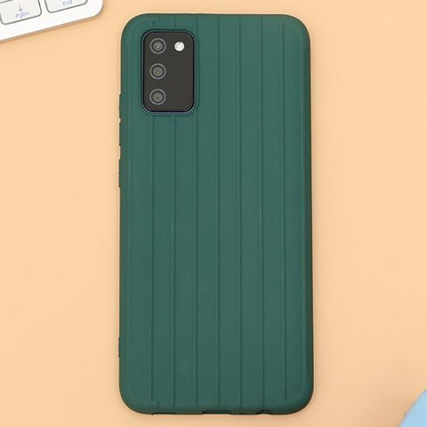 Ốp lưng Galaxy A02S Nhựa dẻo Luggage Matte TPU MEEKER Xanh