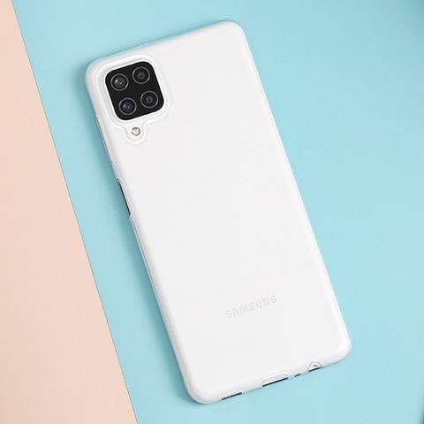 Ốp lưng Galaxy A12 Nhựa dẻo Nake slim JM Nude