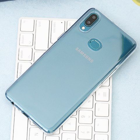 Ốp lưng Galaxy A10s Nhựa dẻo Nake Slim JM Nude