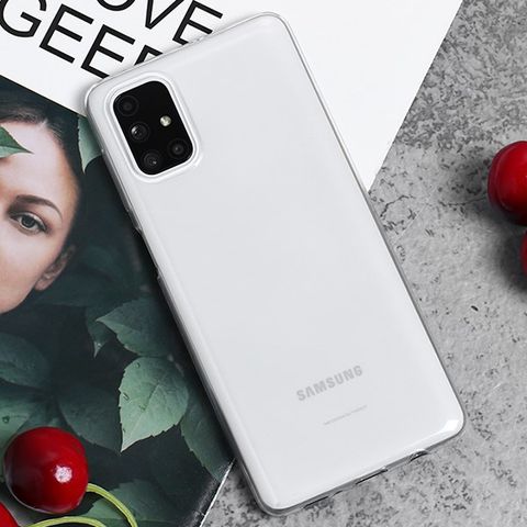 Ốp lưng Galaxy M51 Nhựa dẻo Nake Slim JM Nude