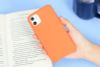 Ốp lưng iPhone 11 nhựa dẻo LIQUID SILICONE B JM Clementine (Cam)