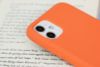 Ốp lưng iPhone 11 nhựa dẻo LIQUID SILICONE B JM Clementine (Cam)