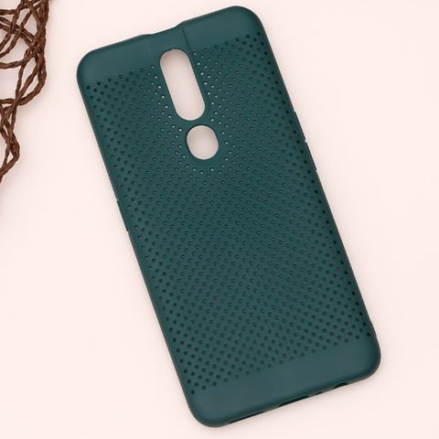 Ốp lưng Oppo F11 pro nhựa dẻo Simo soft JM Xanh