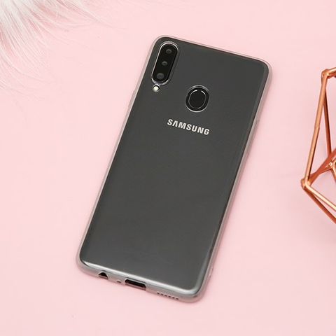 Ốp lưng Galaxy A20S Nhựa dẻo SKATE JM TPU Nude