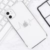 Ốp lưng iPhone 11 nhựa dẻo TPU Electroplating Heartbeat COSANO Silver
