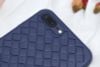 Ốp lưng iPhone 7 Plus - 8 Plus nhựa dẻo Woven OSMIA Xanh Navy
