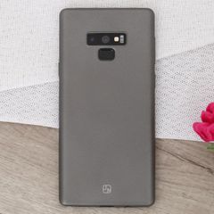  Ốp lưng Note 9 Nhựa dẻo Lanker X JM xám 