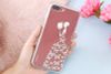 Ốp lưng iPhone 7 Plus - 8 Plus Nhựa dẻo Electroplating đầm dạ hội bạc