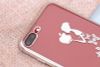 Ốp lưng iPhone 7 Plus - 8 Plus Nhựa dẻo Electroplating đầm dạ hội bạc