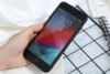 Ốp lưng iPhone 7/8+ nhựa dẻo Matte solid OSMIA Đen