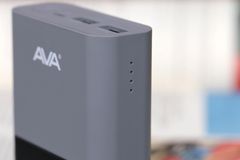  Pin sạc dự phòng Polymer 10000mAh AVA Pilot Trắng Hồng 