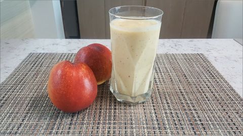 4 cách làm sinh tố đào giảm cân ngọt mát thơm ngon không tưởng