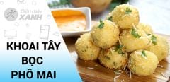  2 Cách làm bánh khoai tây và khoai tây viên nhân phô mai giòn rụm thơm ngon 