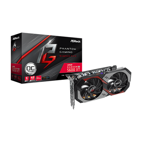 VGA RX5600XT 6G ASRock Phantom Gaming D2 OC